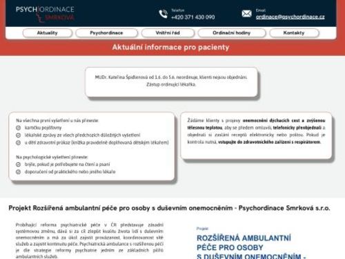 Psychordinace Smrková s.r.o.