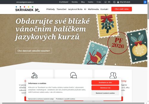 Zobrazit webové stránky Skřivánek