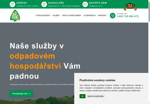 A.P.E. Servis, s.r.o. nabízí práci na pozici manipulant (m/ž) v obci Hostivice