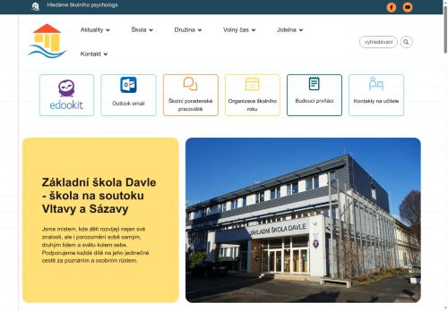 Základní škola Davle nabízí práci na pozici Učitelé na 2. stupni základních škol v obci Davle
