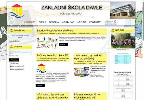 Základní škola Davle nabízí práci na pozici Učitelé na 2. stupni základních škol v obci Davle