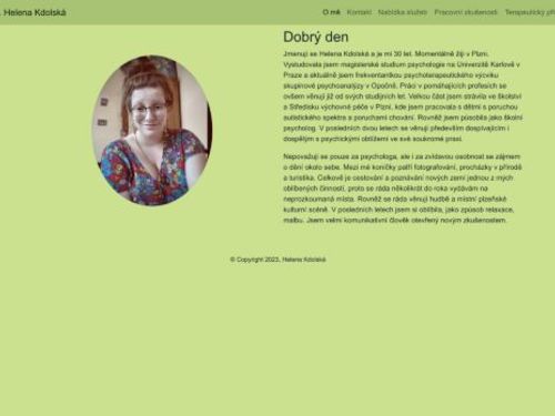 Psychologická ordinace - Mgr. Helena Kdolská