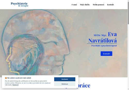 Zobrazit webové stránky Psychiatrická a psychoterapeutická ambulance - MUDr. Mgr. Eva Navrátilová