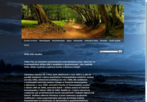 Zobrazit webové stránky Psychiatrická a homeopatická ordinace - MUDr. Petr Houška