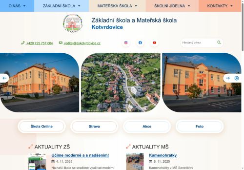 Základní škola a Mateřská škola Kotvrdovice, příspěvková organizace nabízí práci na pozici Učitelé na 1. stupni základních škol v obci Kotvrdovice