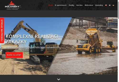 POLANSKÝ s.r.o. nabízí práci na pozici STROJNÍK STAVEBNÍCH STROJŮ (M/Ž) v obci Slavětice