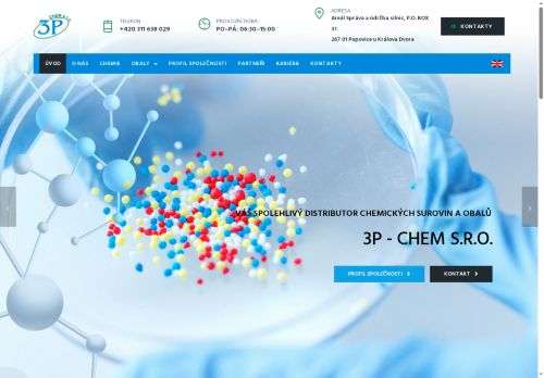 3P-CHEM s.r.o. nabízí práci na pozici Fakturant/ka v obci Králův Dvůr