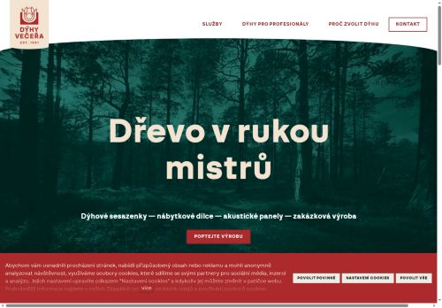 Zobrazit webové stránky Dýhy Večeřa a spol., s.r.o.