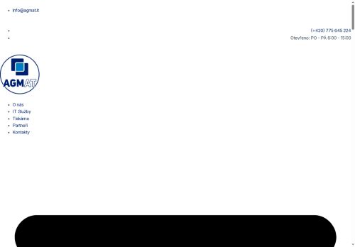 Webové stránky AGMat s.r.o., Staré Město
