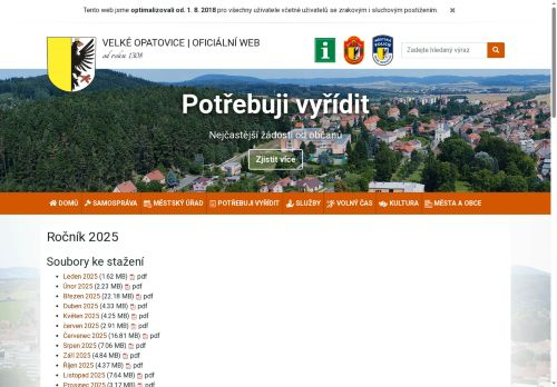 Zobrazit webové stránky Zpravodaj města velké Opatovice