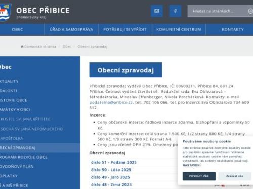 Přibický zpravodaj