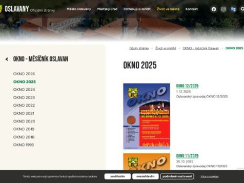 Zpravodaj OKNO Oslavany