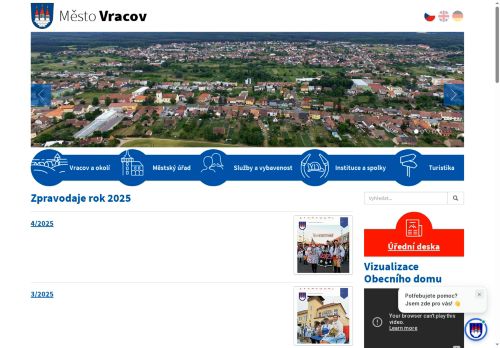Zobrazit webové stránky Vracovský zpravodaj
