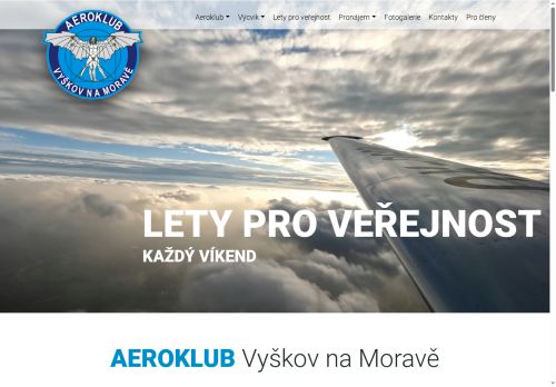 Zobrazit webové stránky Aeroklub Vyškov