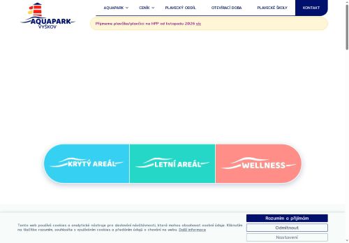 Zobrazit webové stránky Aquapark Vyškov