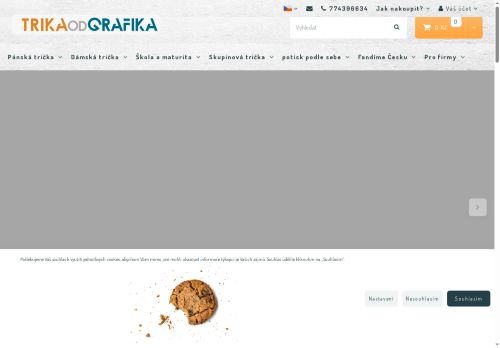 Zobrazit webové stránky trikaodgrafika.cz