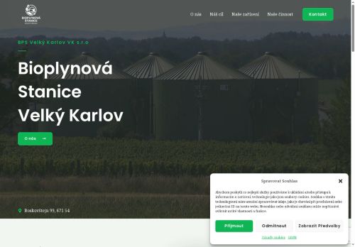 BPS Velký Karlov VK s.r.o. nabízí práci na pozici Pracovník obsluhy bioplynové stanice   m/ž v obci Velký Karlov