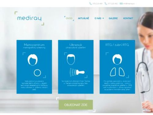 Mamocentrum, ultrazvuk a RTG Mediray