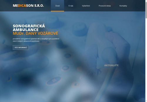 Zobrazit webové stránky Sonografie (ultrazvuk) MEDICASON, s.r.o.