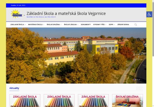Základní škola a mateřská škola Vejprnice nabízí práci na pozici uklízeč/ka v obci Vejprnice