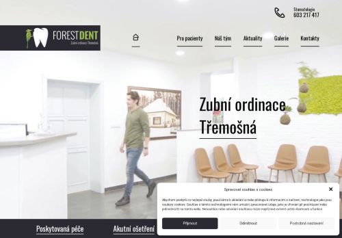 ForestDent s.r.o. nabízí práci na pozici Zdravotní sestra do zubní ordinace v obci Třemošná