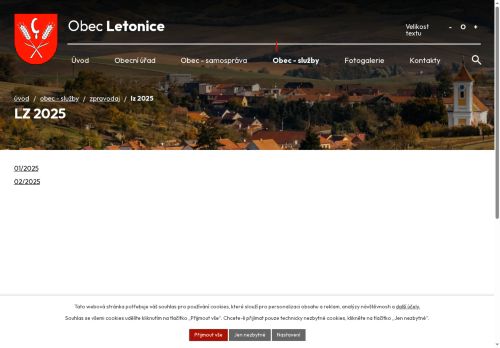 Zobrazit webové stránky Letonický zpravodaj