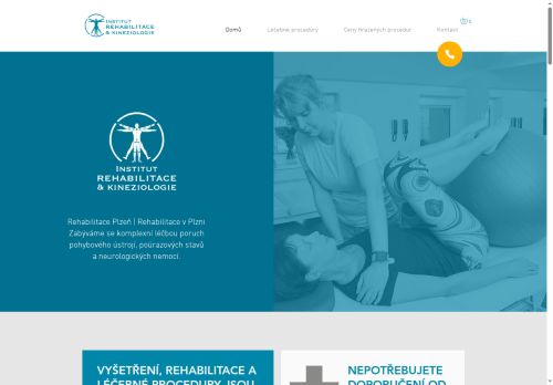 Zobrazit webové stránky Institut rehabilitace a kineziologie - rehabilitační ambulance