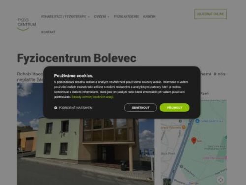 Rehabilitační zařízení M+P - rehabilitační ordinace MUDr. Karel Pitr, Ph.D.