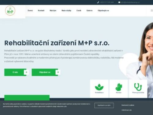 Rehabilitační zařízení M+P - rehabilitační ordinace MUDr. Karel Pitr, Ph.D.