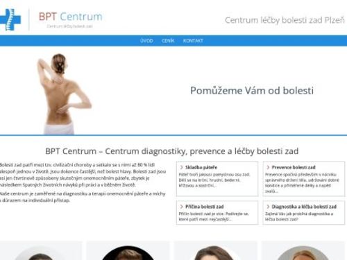 BPT centrum – Centrum diagnostiky, prevence a léčby bolesti zad