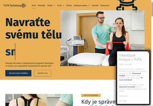 Zobrazit webové stránky TUTA fyzioterapie