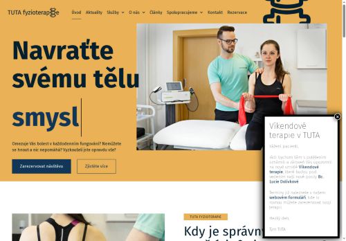 Zobrazit webové stránky TUTA fyzioterapie