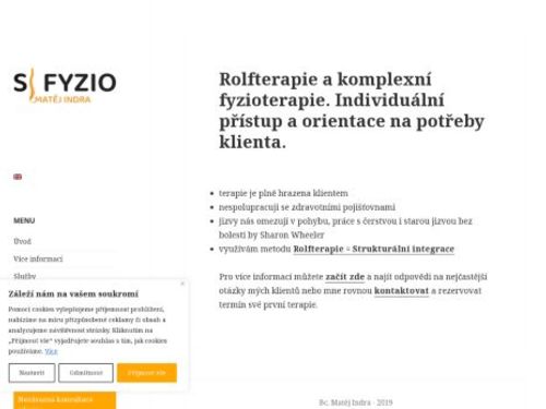 SI Fyzio s.r.o. - Bc. Matěj Indra
