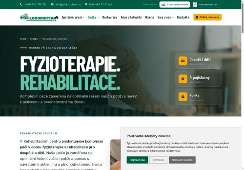 Zobrazit webové stránky Rehabilitační centrum TJ Lokomotiva
