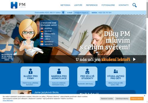 Zobrazit webové stránky PM-Lingua, s.r.o.