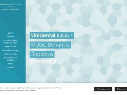 Zubní ordinace UNIDENTAL s.r.o. - MUDr. Bohumila Škoulová