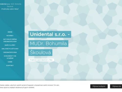 Zubní ordinace UNIDENTAL s.r.o. - MUDr. Bohumila Škoulová