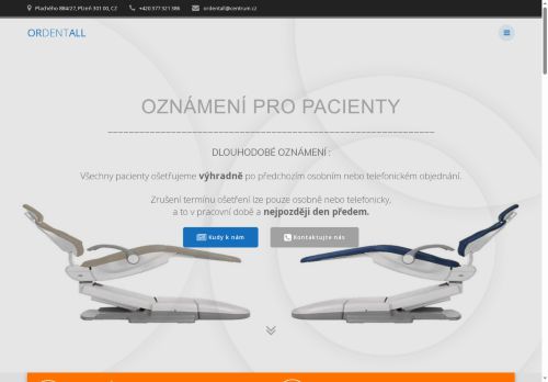 Zobrazit webové stránky Zubní ordinace ORDENTALL - MUDr. Tereza Pelcová