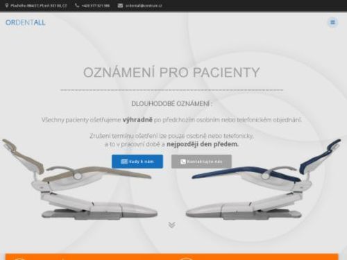 Zubní ordinace ORDENTALL - MUDr. Tereza Pelcová