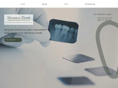 Praktické zubní lékařství a parodontologie HomeoDent