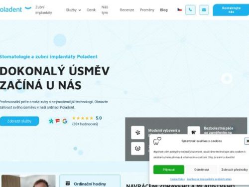 Zubní ordinace Poladent - MUDr. Alexandra Černá Polachová, MDDr. Pavla Myslíková, MDDr. Štěpán Polach, MDDr. Alexandra Tomšů