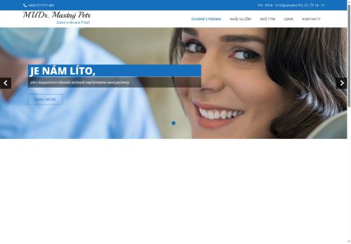 Zobrazit webové stránky Zubní ordinace - MUDr. Petr Mastný