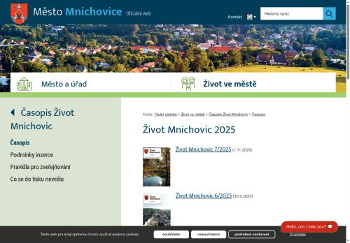 Zobrazit webové stránky Časopis Život Mnichovic