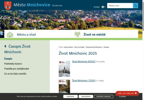 Zobrazit webové stránky Časopis Život Mnichovic