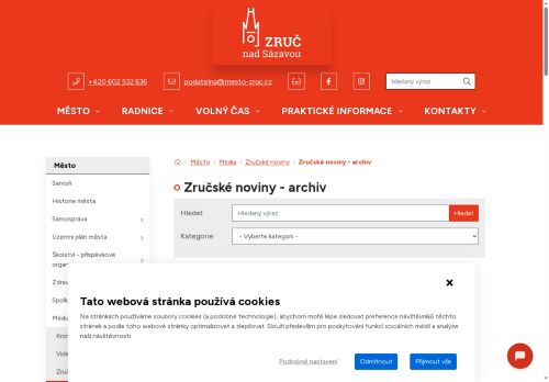 Zobrazit webové stránky Zručské noviny