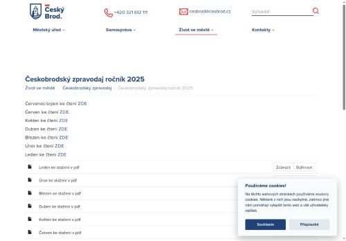 Zobrazit webové stránky Českobrodský zpravodaj