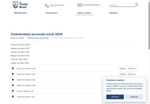 Zobrazit webové stránky Českobrodský zpravodaj
