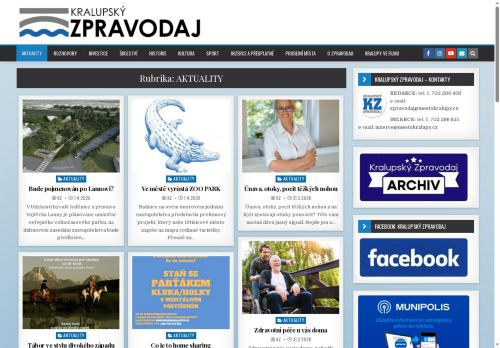 Zobrazit webové stránky Kralupský zpravodaj