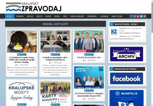 Zobrazit webové stránky Kralupský zpravodaj