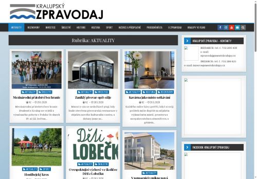Zobrazit webové stránky Kralupský zpravodaj